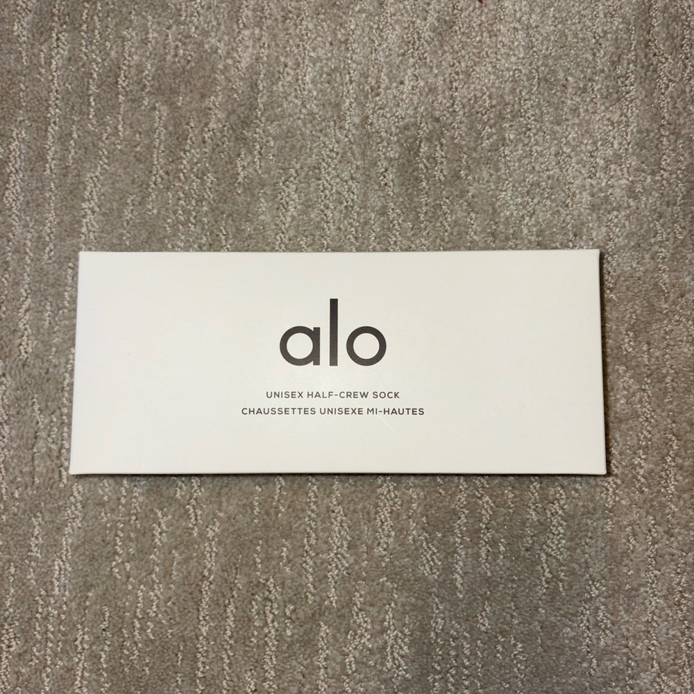 Alo Unisex Half Crew Sock 5 Pack - Picture 4 of 4